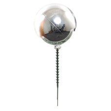 35MM Silver (Shiny) Plastic Ball Pick With 1 Ball Per Pick (Lot of 1 Box - 12 Dz.) SALE ITEM